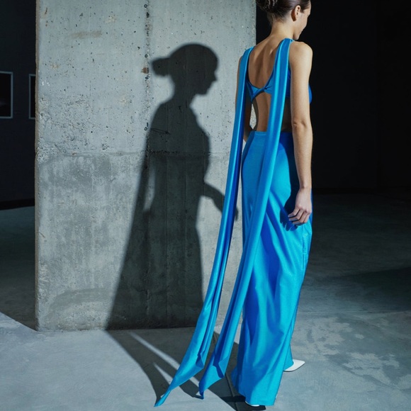 Baobab Ribera Maxi Dress Blue NWT - Picture 6 of 6